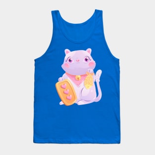 Kawaii lucky cat Tank Top